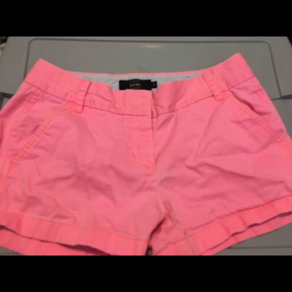 Peachy pink jcrew chinos size 2 with 3" Inseam