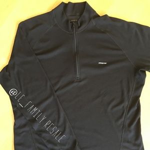Patagonia Capilene Baselayer Zip-Neck (Black) sz L