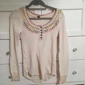 Free people waffle long sleeve