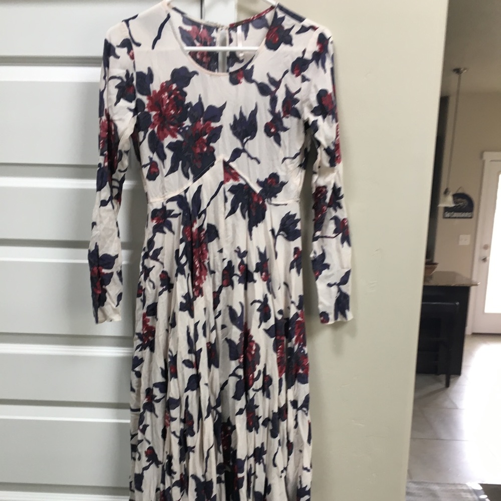Free People floral maxi dress
