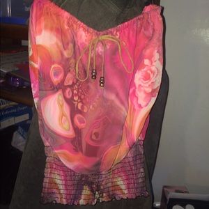 Strapless cute shirt