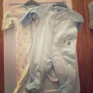 Two pack Footy pajamas