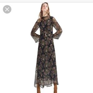 Zara floral dress.