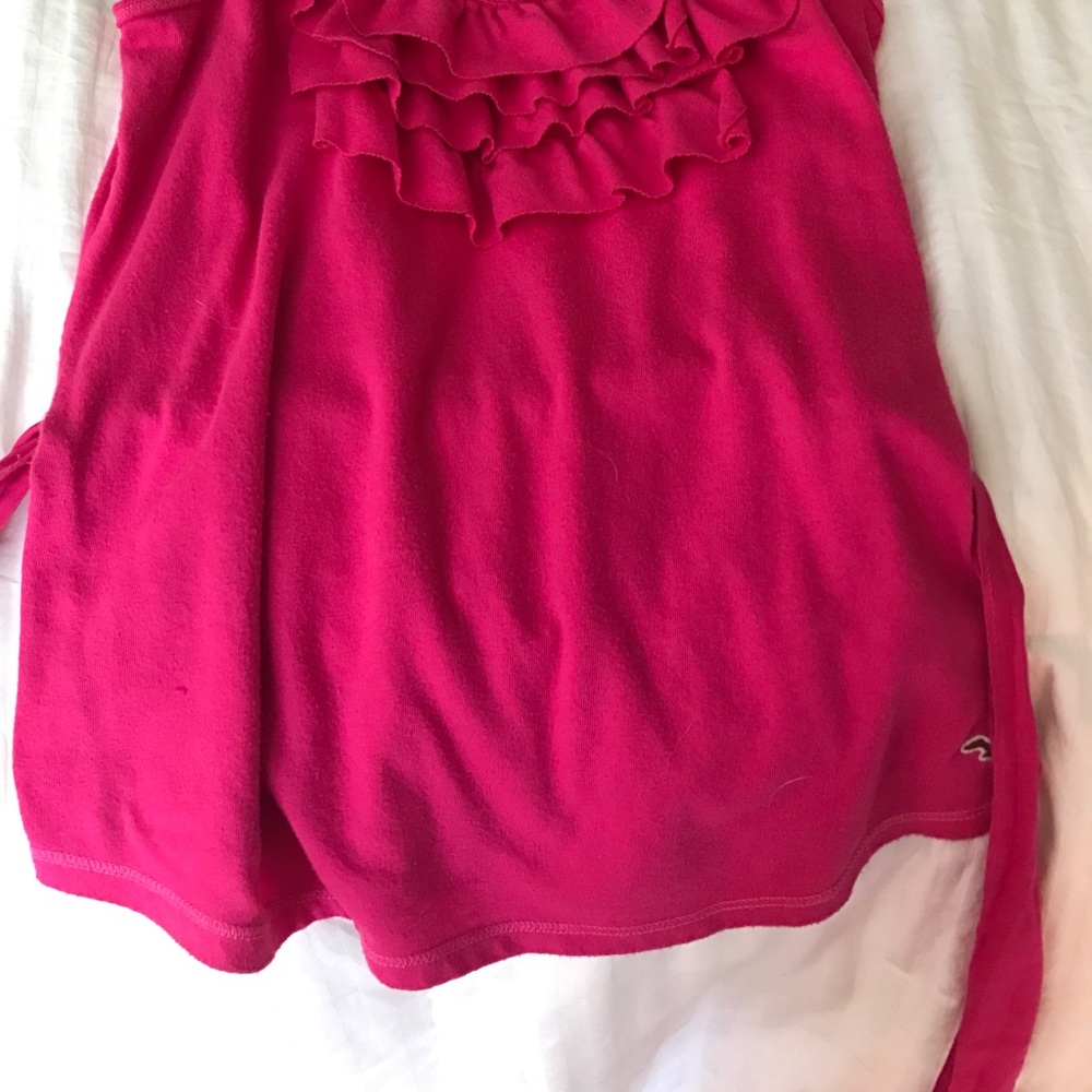 Pink Ruffled Tank - Picture 4 of 4