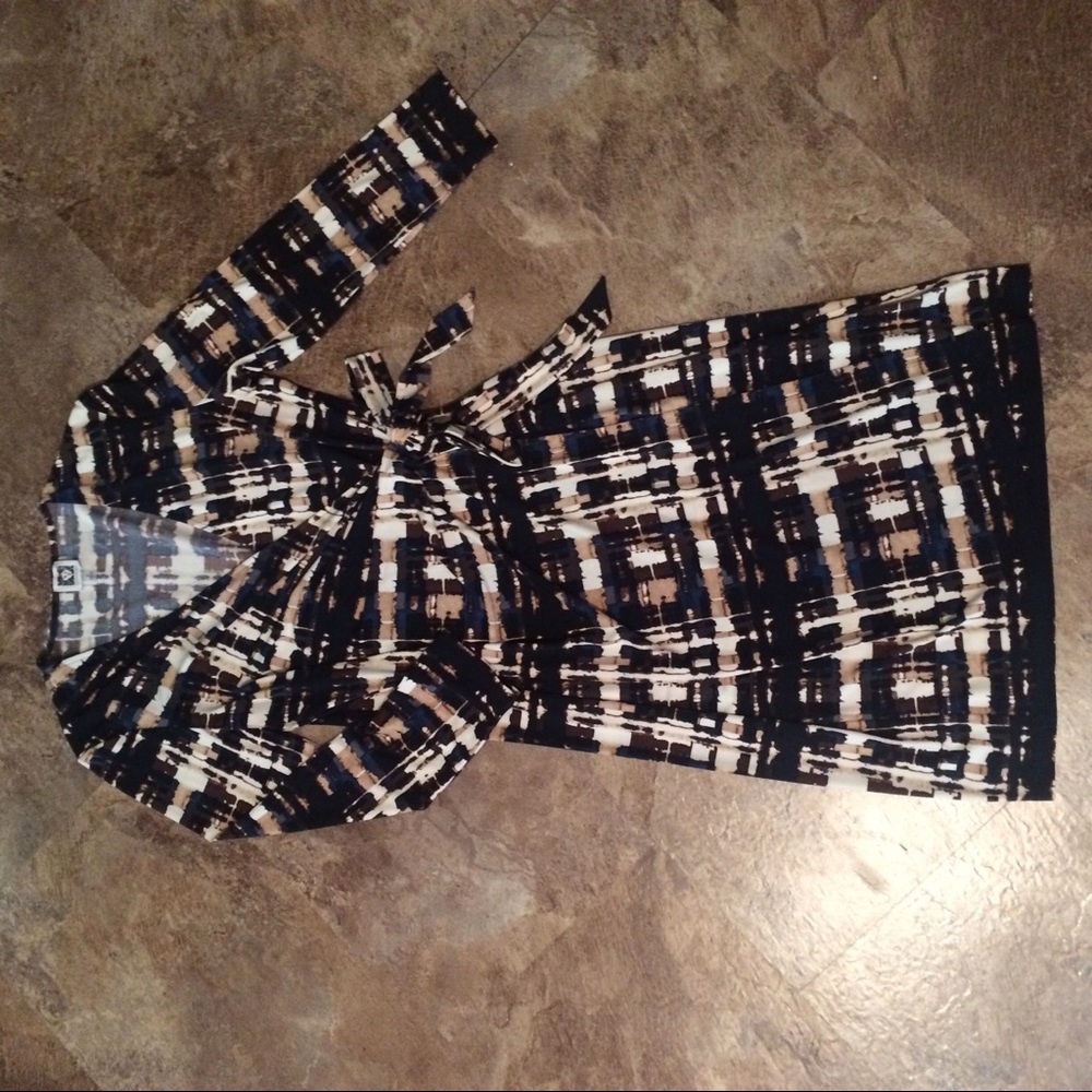 Printed WRAP Dress