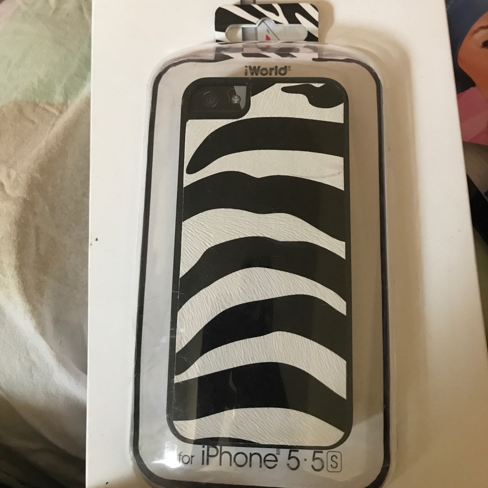 iPhone 5s zebra print case