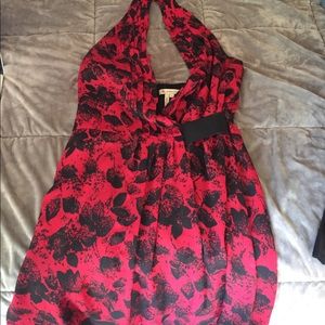 BCBG Halter shirt/dress Med flattering!