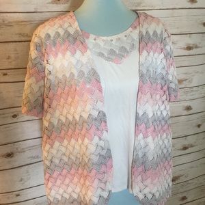 Two Piece attached Blouse