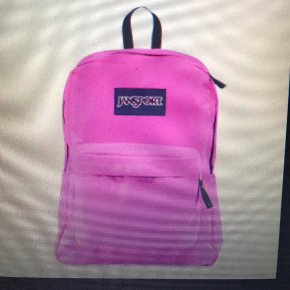 Brand new pink jansport backpack!!!!