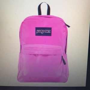 Brand new pink jansport backpack!!!!