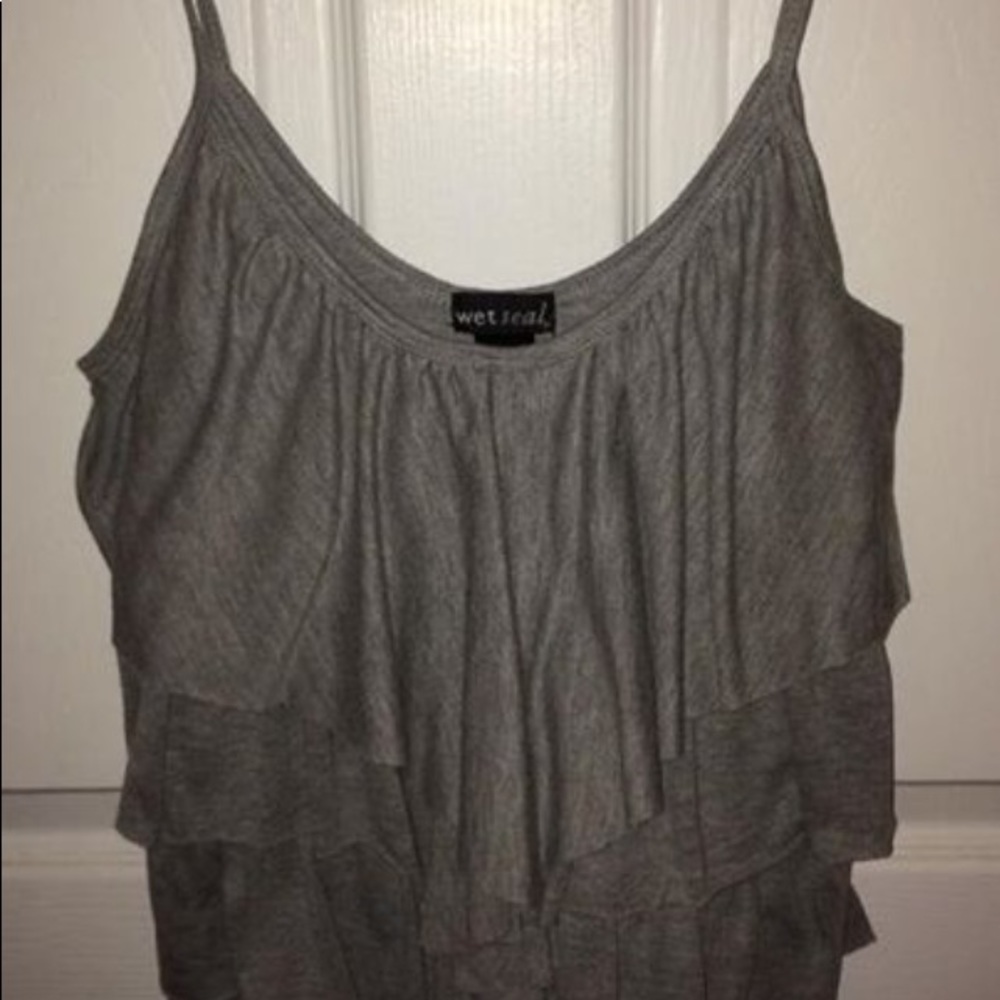 Wet Seal Ruffled Tank