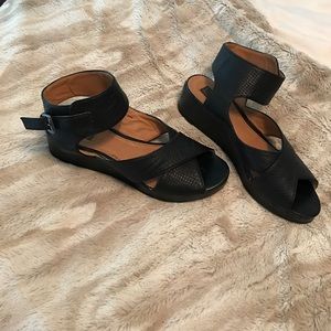 Barely worn leather sandals