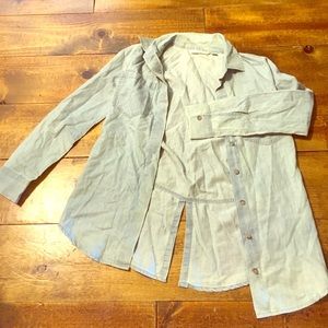 Light Wash Denim Super Soft Button Down Shirt
