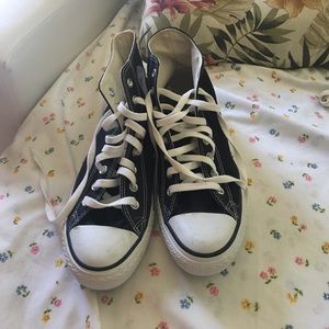 High top black converse