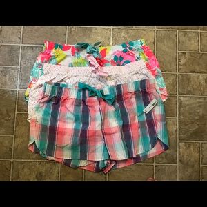 EUC 3 pairs of Old Navy pajama shorts