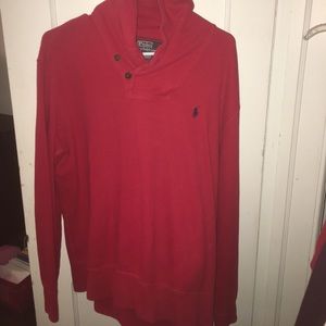 Ralph Lauren Polo Red Cowl Neck