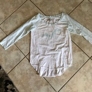 3/4 length sleeve shirt from Hollister.