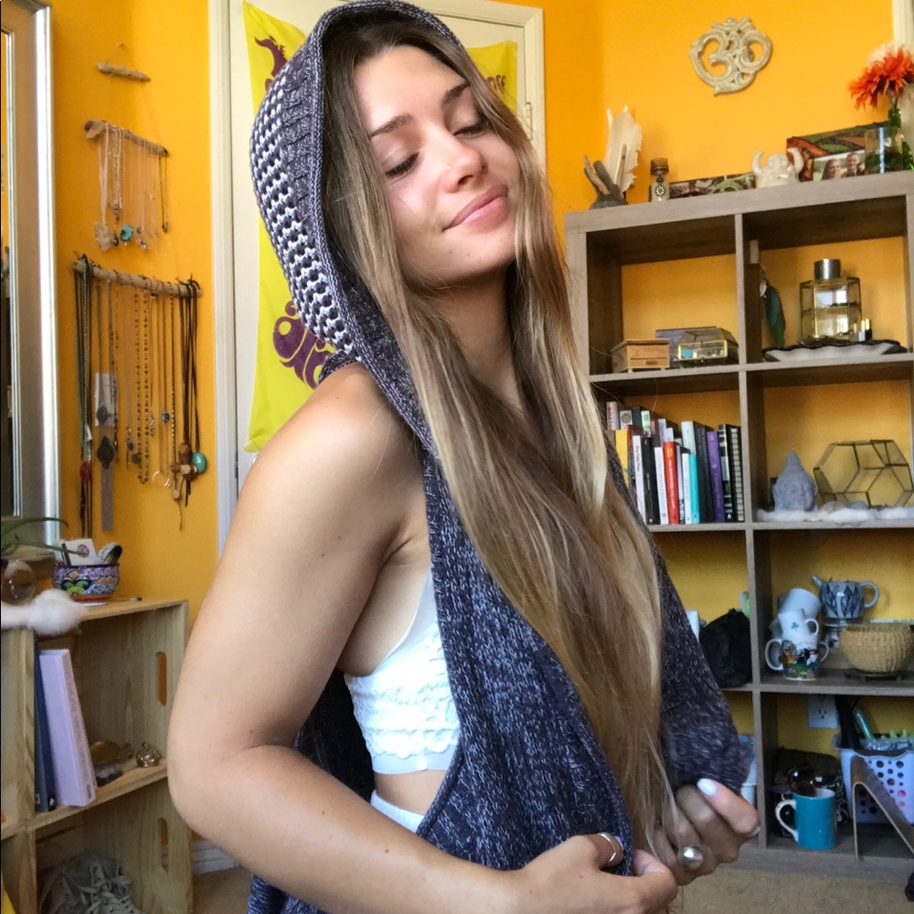 Free People knitted vest
