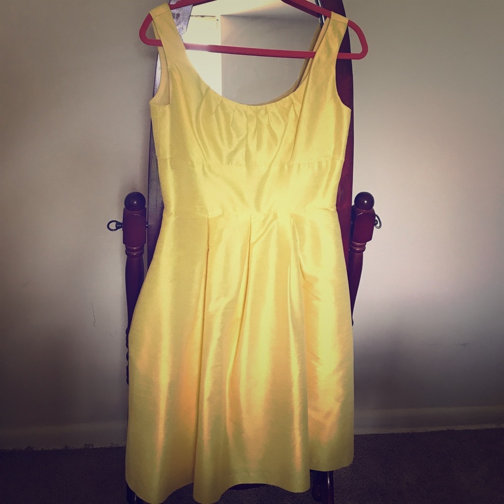 Yellow formal dress