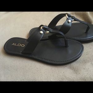 ALDO black sandals