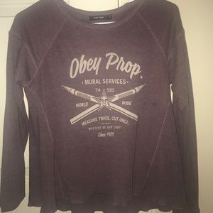 dark purple sweatshirt
