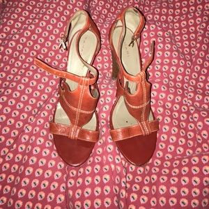 Red tahari heels