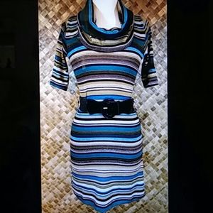 NWT - DELIRIOUS Women's Droopy Collar Dress. Small