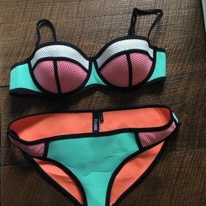Triangl Poppy Flamingo Bikini