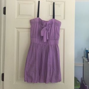 Lilac summer dress w/ POCKETS ON BOTH SIDES