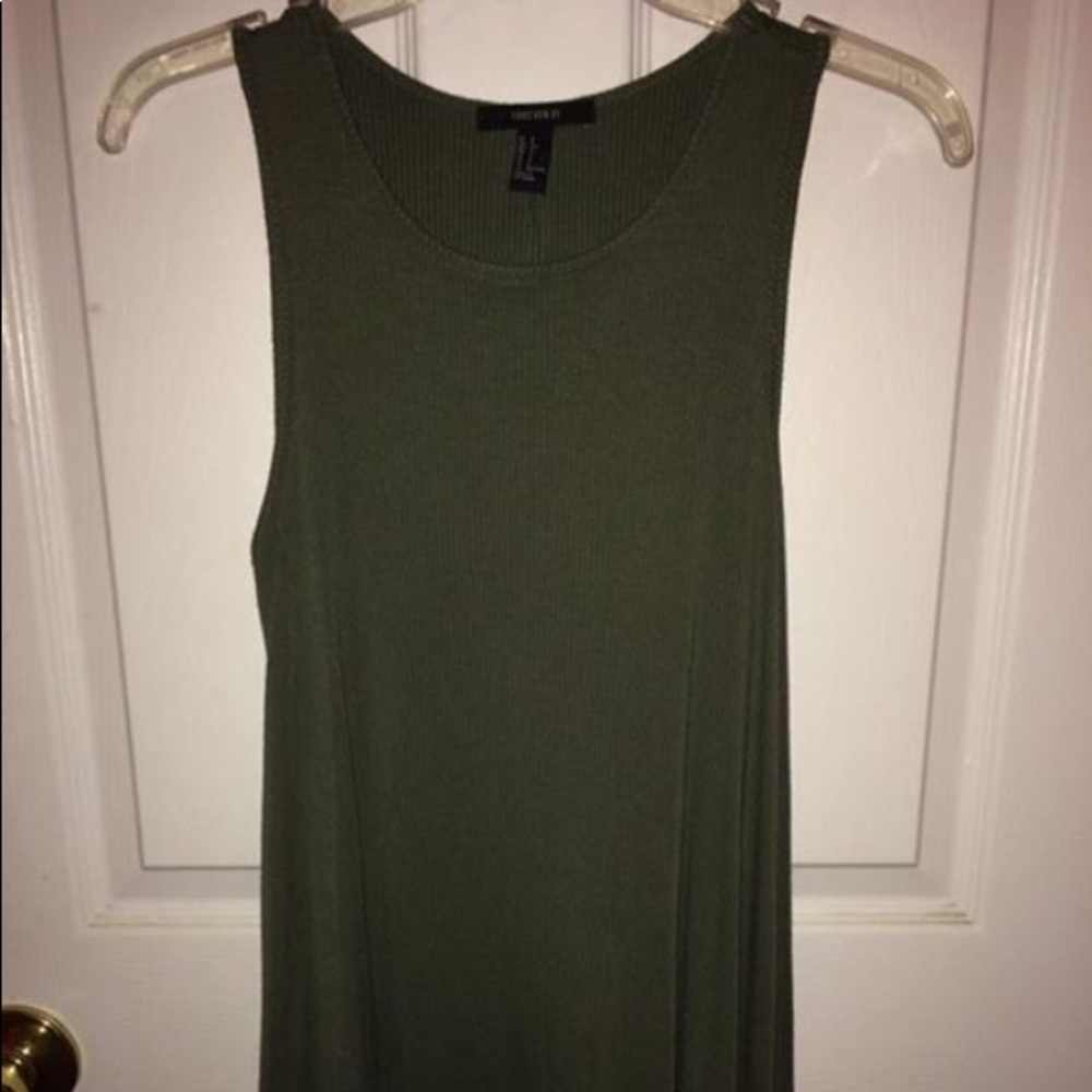 Forever 21 Ribbed Tank Dress