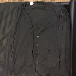 Black cardigan