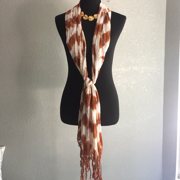 Buckle tye dyed scarf NWT - Picture 2 of 4