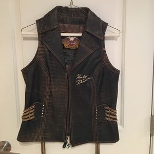 Harley Davidson Leather Vest