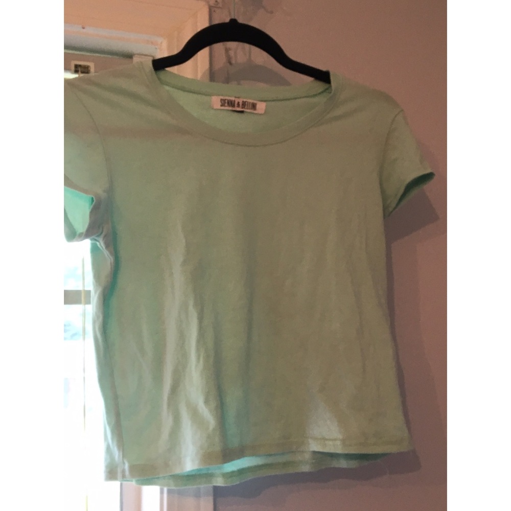 Mint Green Crop Top