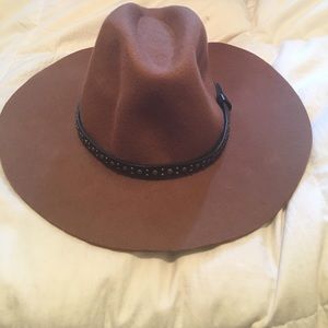 Free People brown floppy brim hat