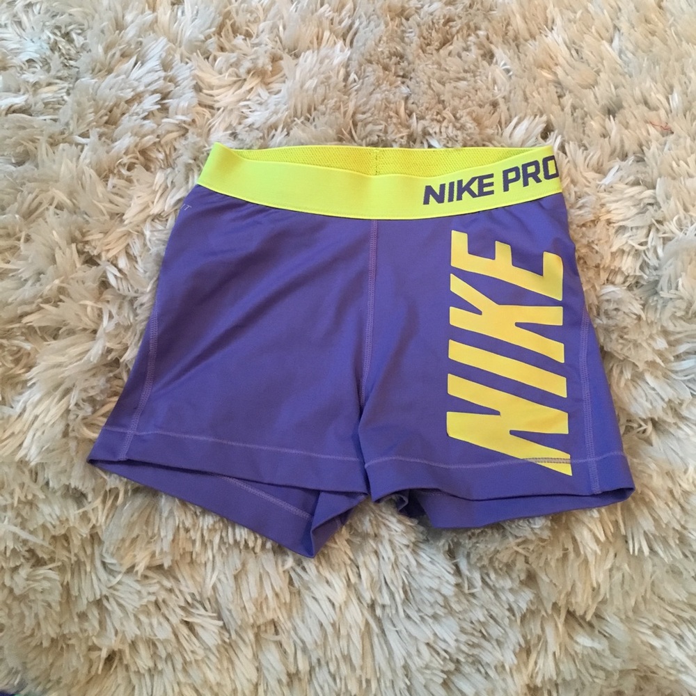 Nike pro dri fit spandex shorts cheer athlete NWOT