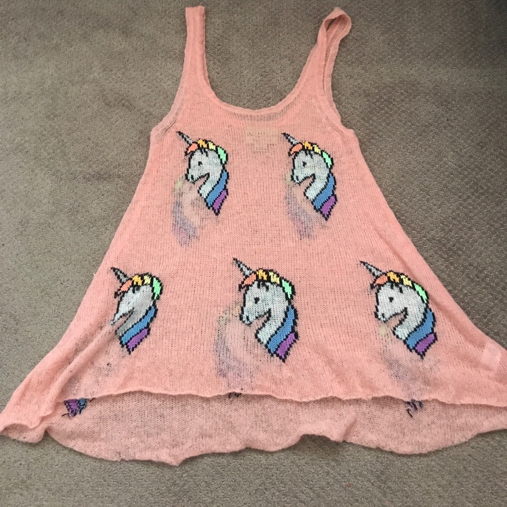 Wildfox unicorn tank