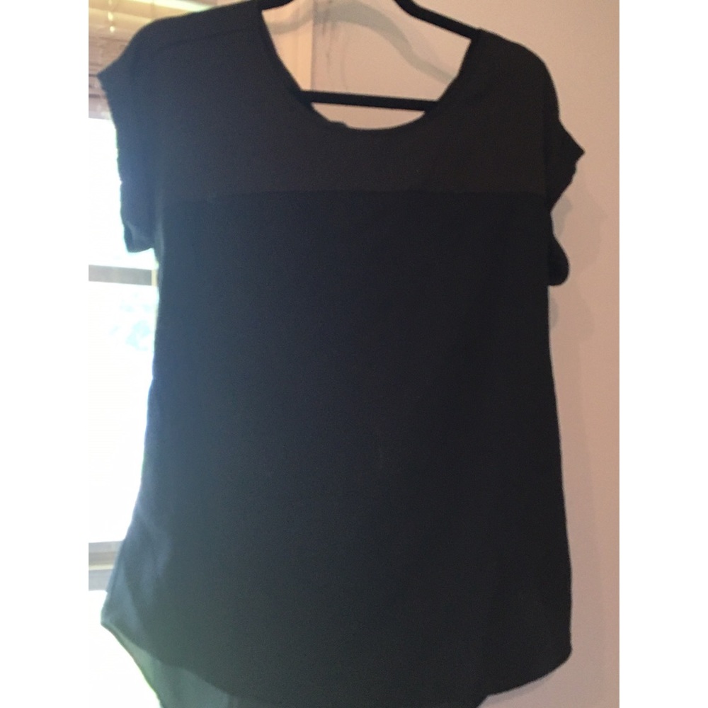 Black Silk Top