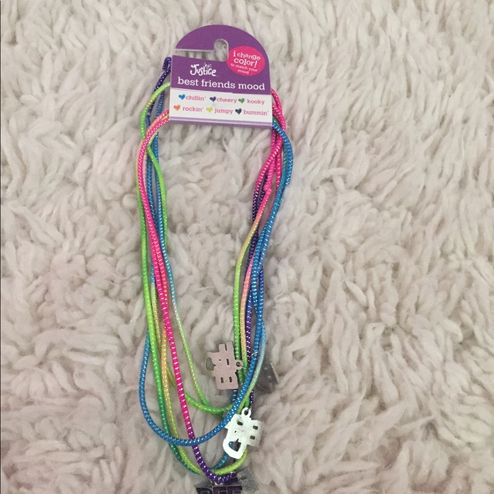 Justice mood changing BFF bracelets