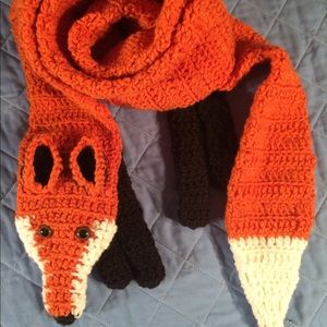 Hand made fox scarf