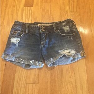 Hollister jean shorts