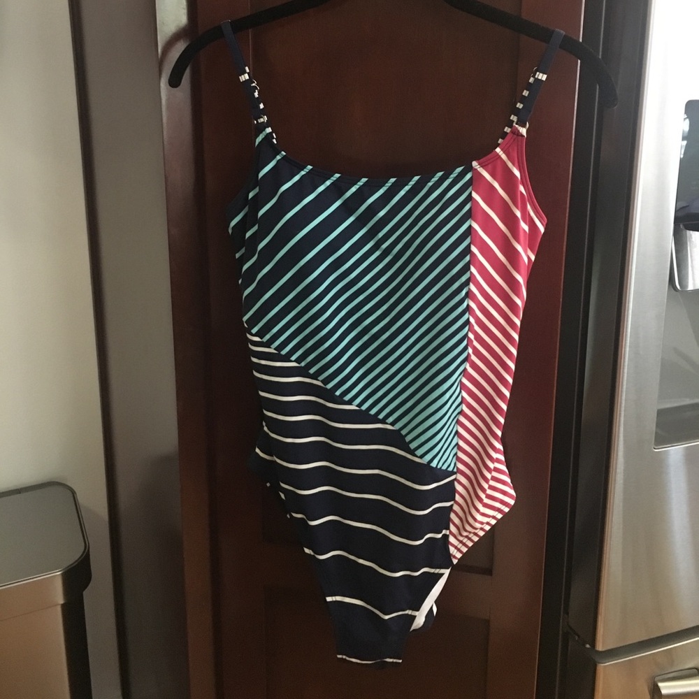 Calvin Klein striped swimsuit