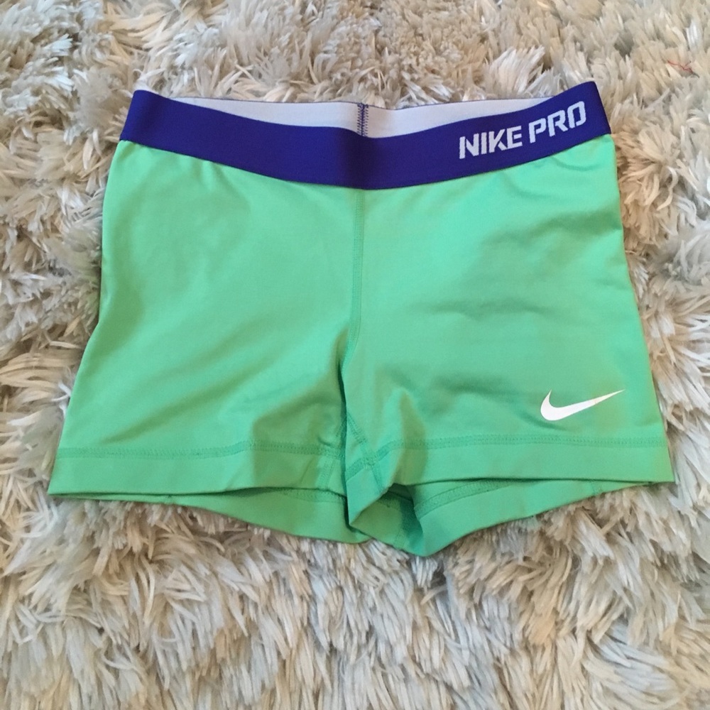 Nike pro dri fit spandex shorts cheer athletic
