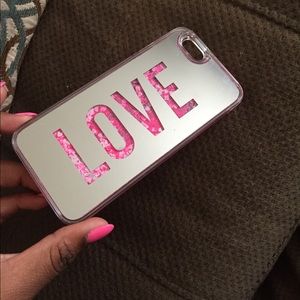 iPhone 6/6s glitter case/ forever 21 case