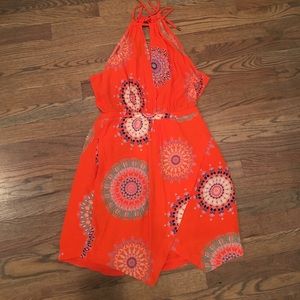 Anthropologie Halter Dress