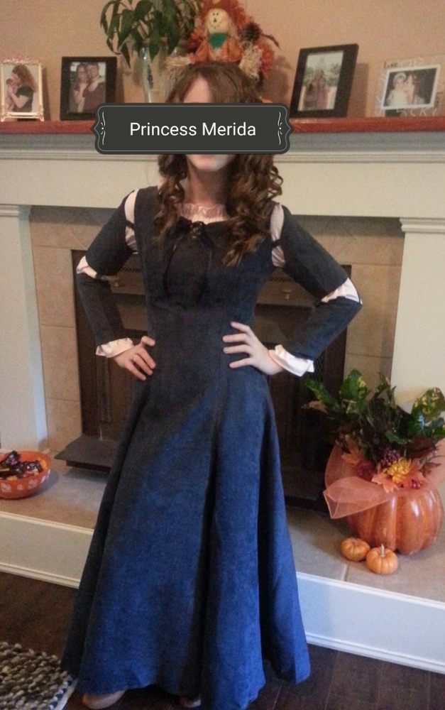 Merida princess Halloween costume.