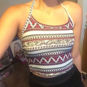 Halter crop top