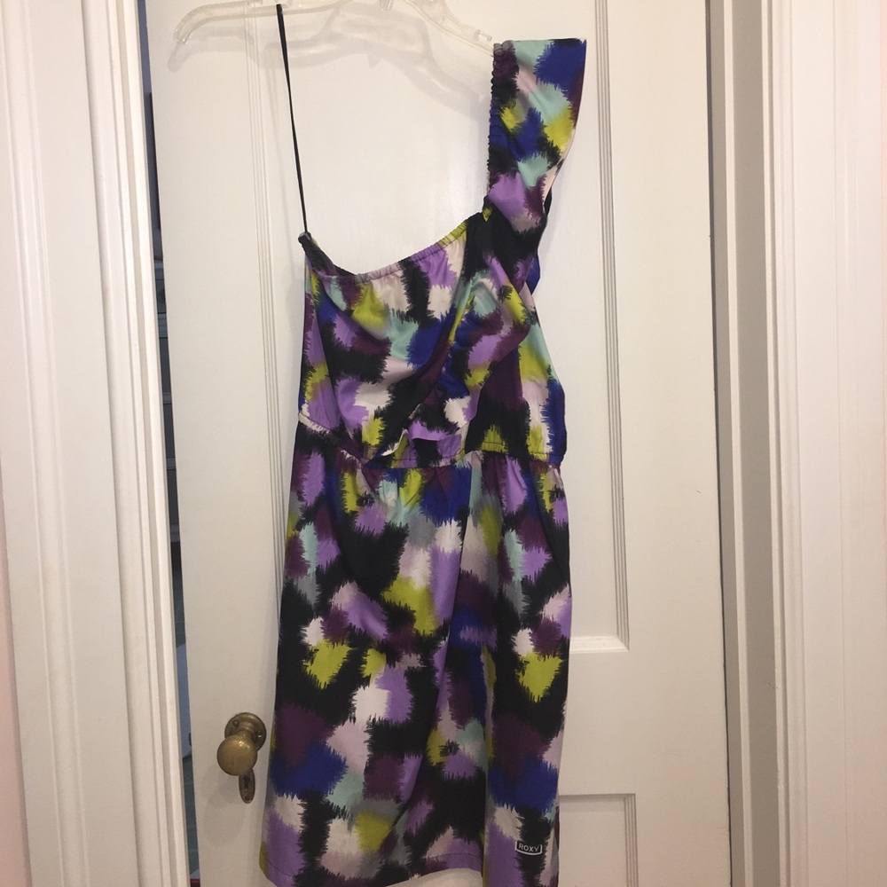 roxy one shoulder dress