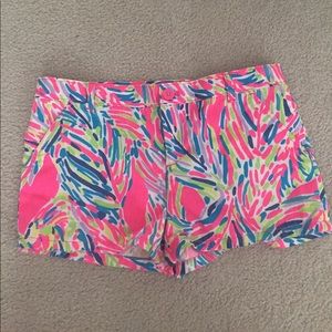 Lilly Pulitzer bright colored shorts