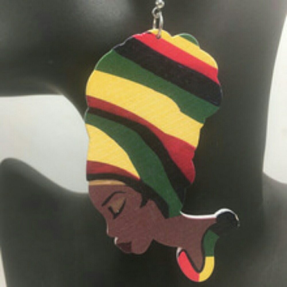 Wooden earrings